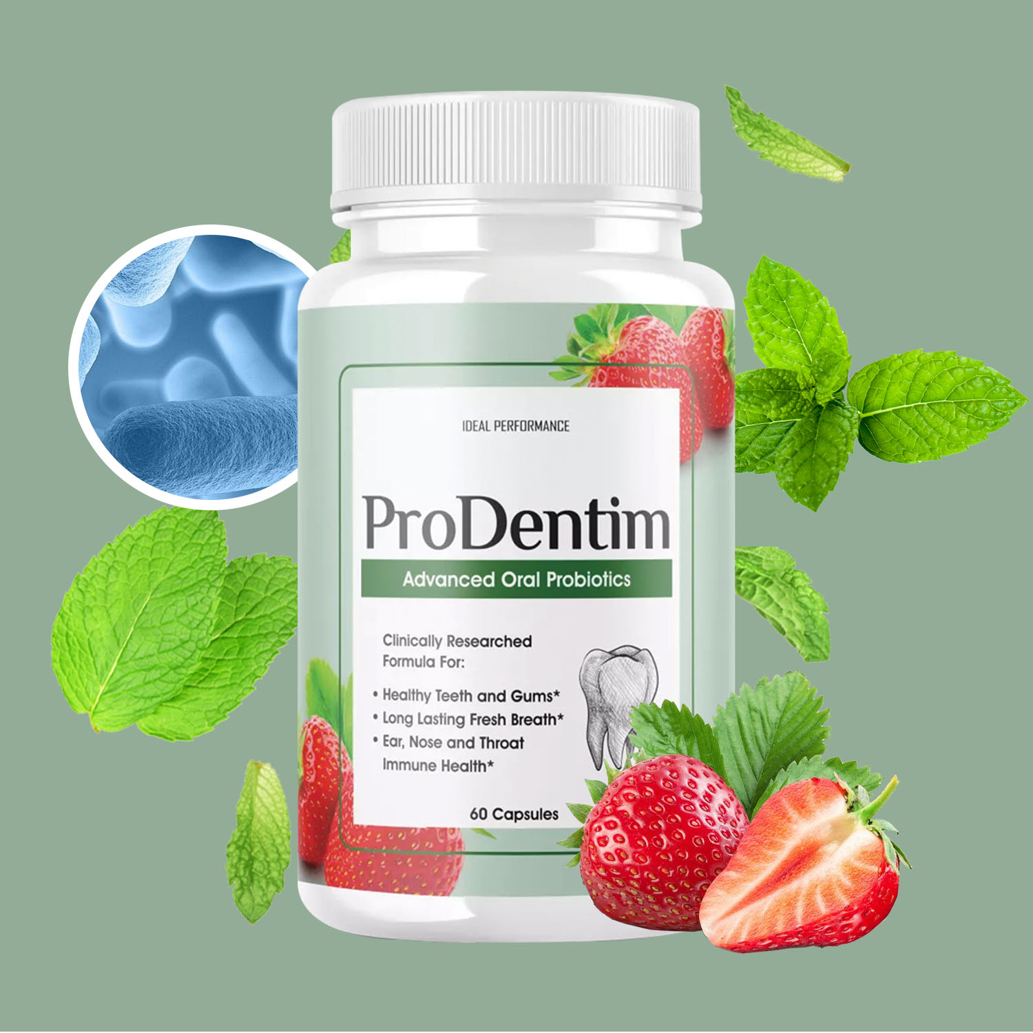 Teeth Whitening Enzymes - Advanced Oral Probiotics - Freshens Breath,