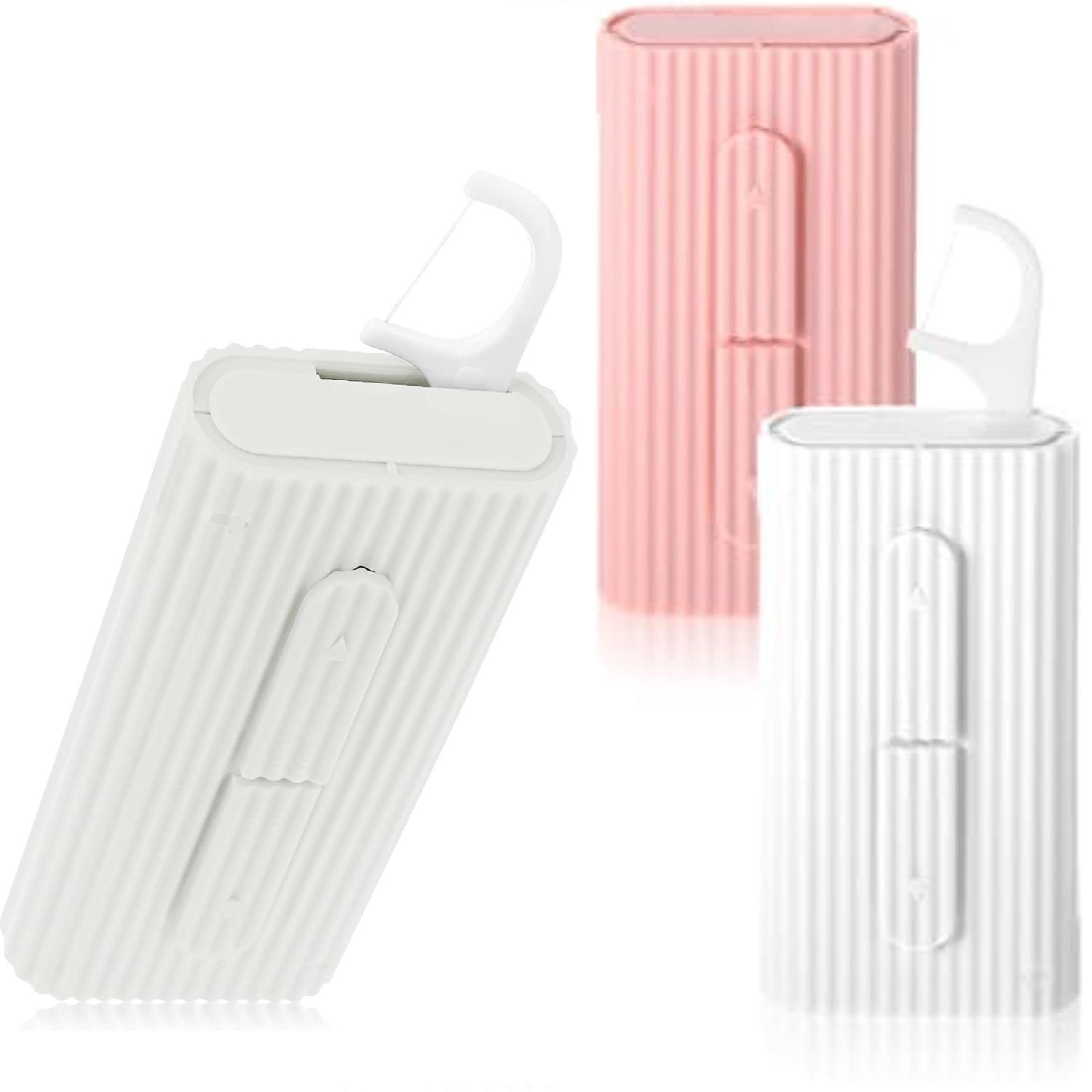 Dental Floss Picks - Portable Automatic Dental Floss Dispenser Pop-up