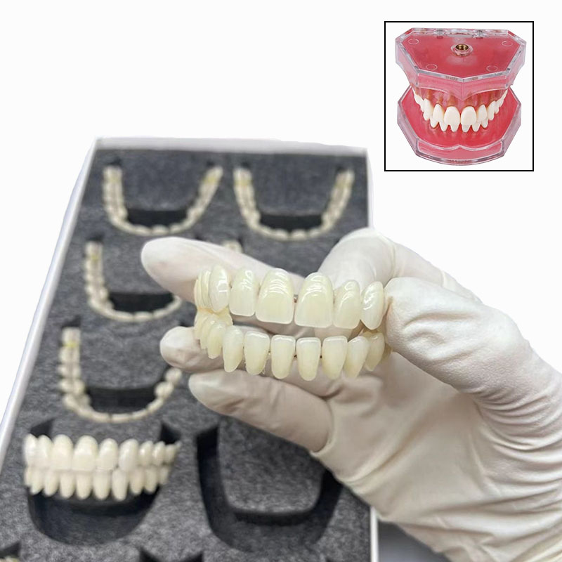 Teeth Whitening Mask - 1/10 Pairs Resin False Teeth Temporary