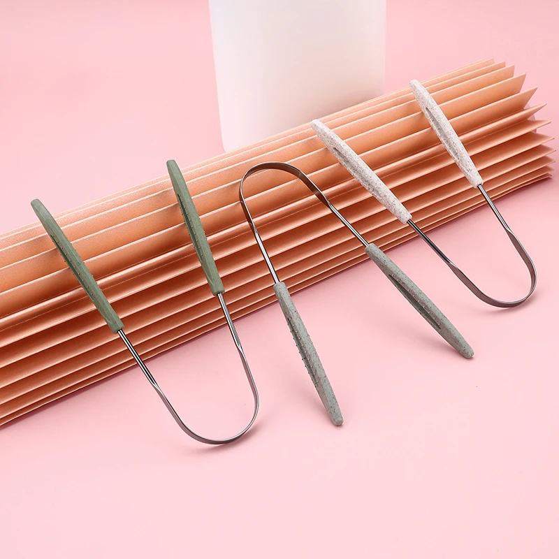 Tongue Scraper Metal - 1PCS Stainless Steel Tongue Scraper, U-Shaped