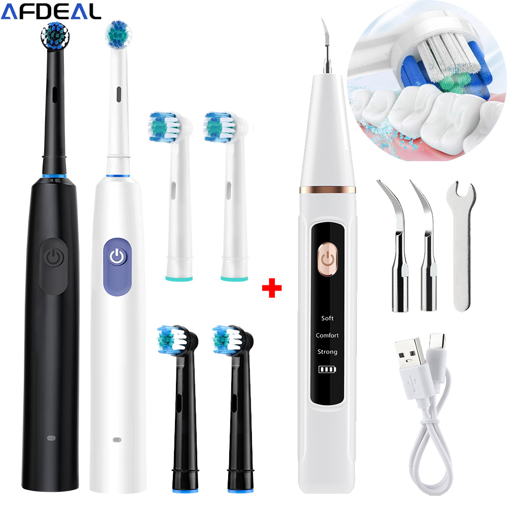 Teeth Whitening Mouthwash - Ultrasonic Teeth Cleaner Dental Scaler And