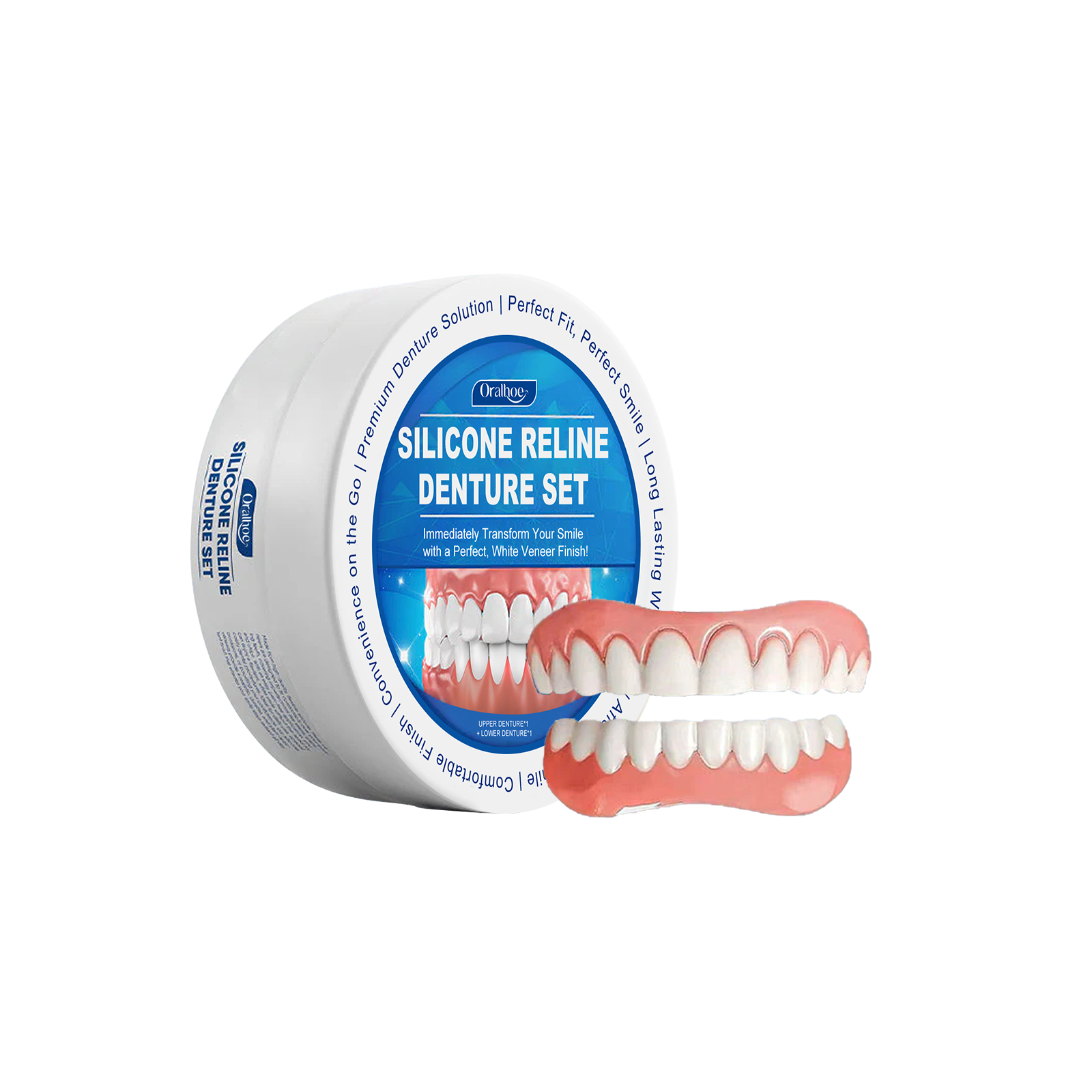 Soft Silicone Dentures Upper a - Teeth Whitening Mask 评论和价格