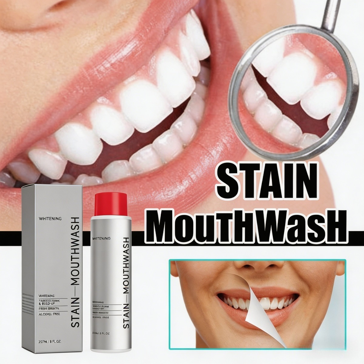 Stain Whitening Mouthwash Gunk - Teeth Whitening Promotion 评论和价格