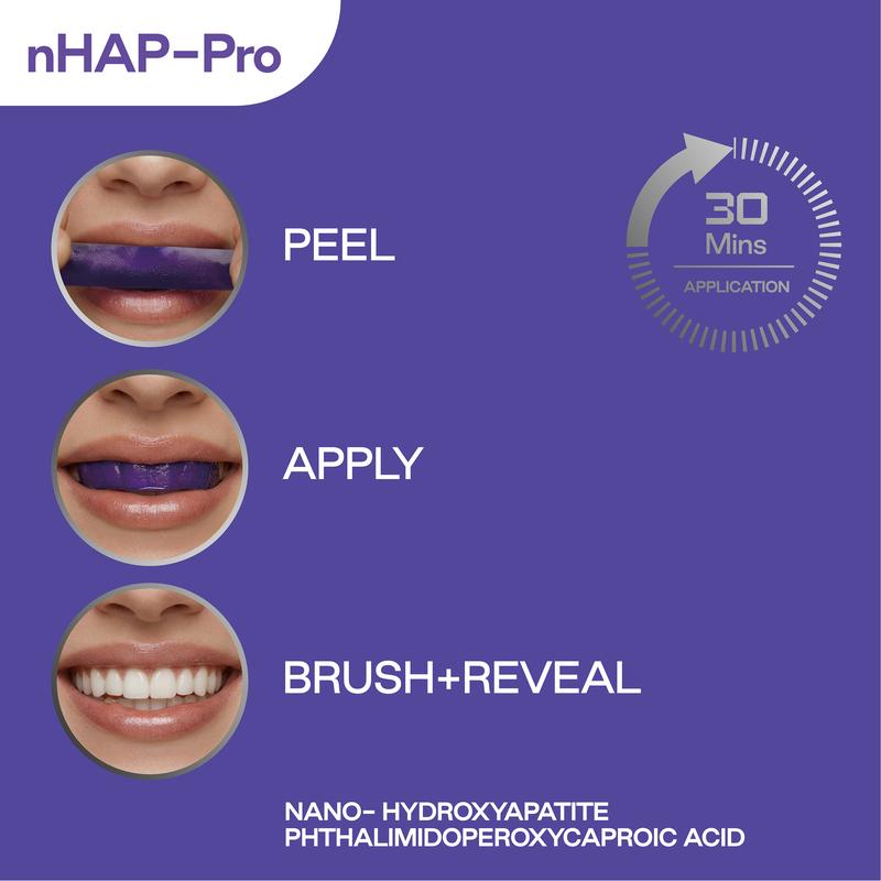 Purple Teeth Whitening Strips  - Teeth Whitening Effective 评论和价格