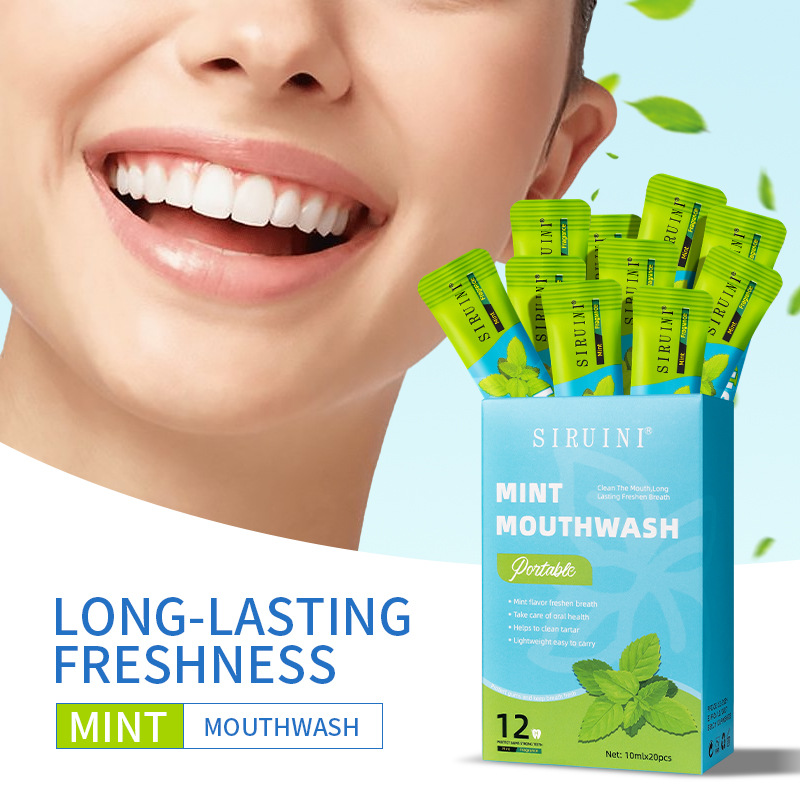 20 PCS Disposable Mouthwash No - Teeth Whitening Mouthwash 评论和价格