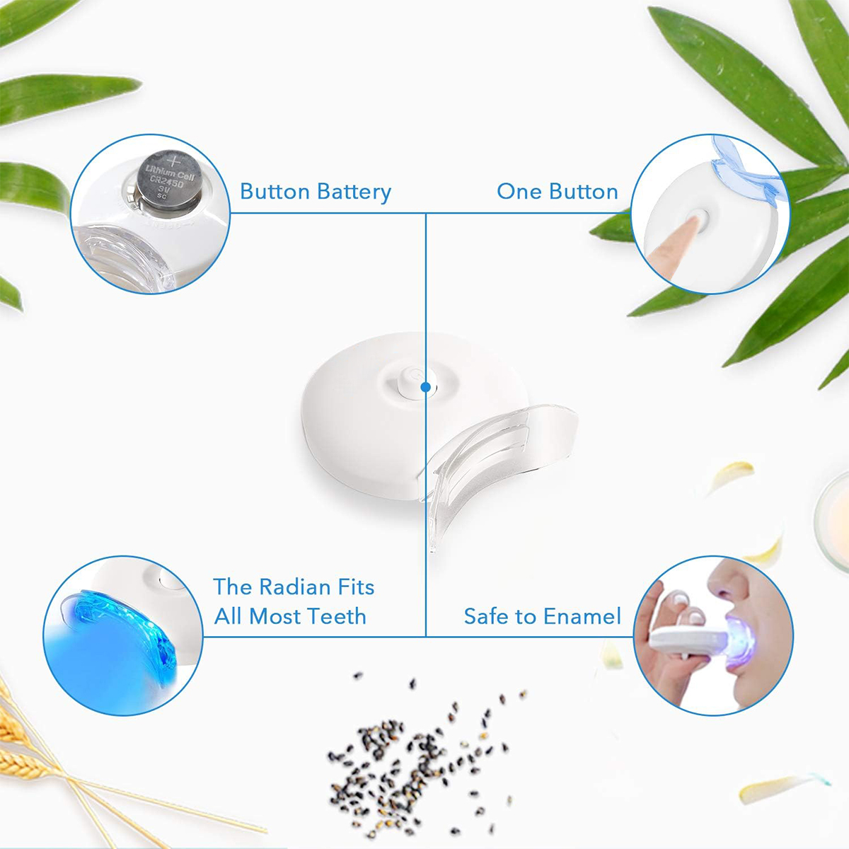 Teeth Whitening Kit - 5X LED L - Teeth Whitening With Peroxide 评论和价格