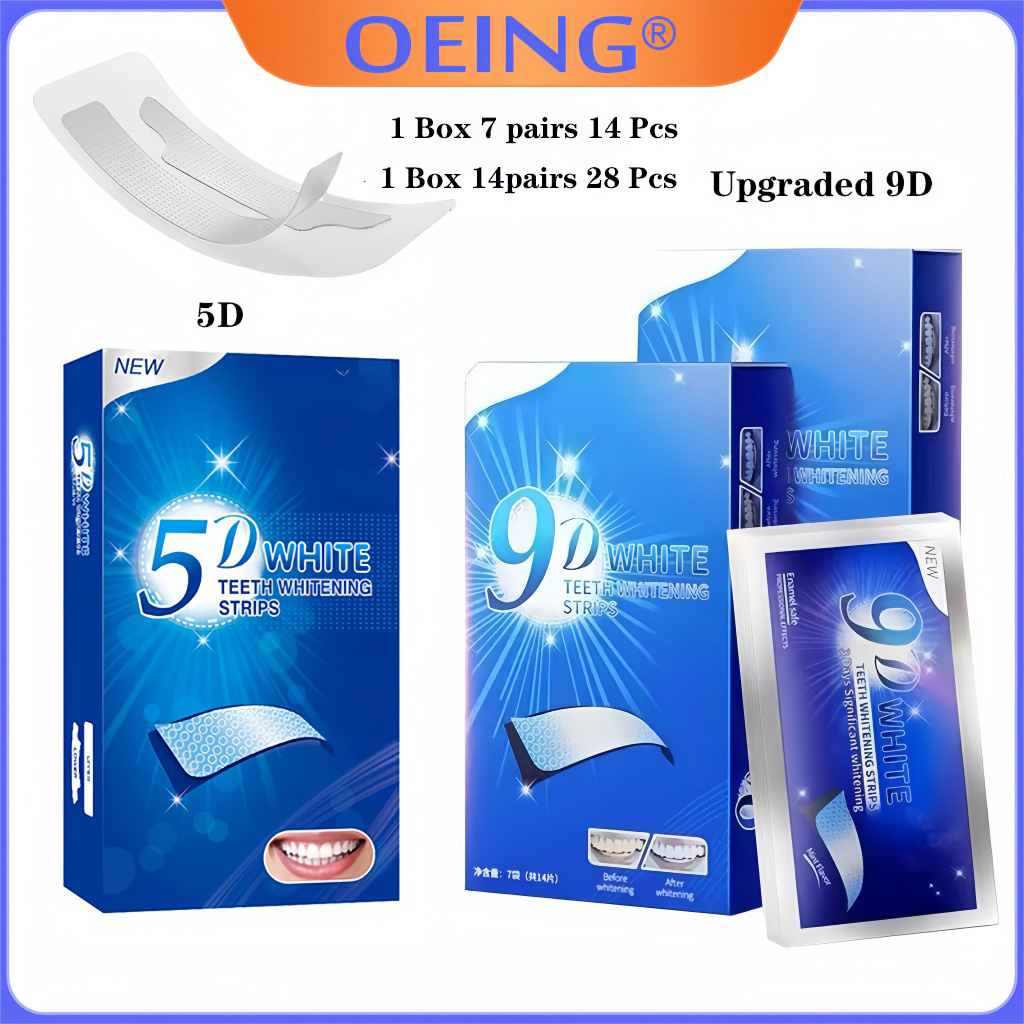 9D 5D Teeth Whitening Strip 14 - Teeth Whitening Effective 评论和价格