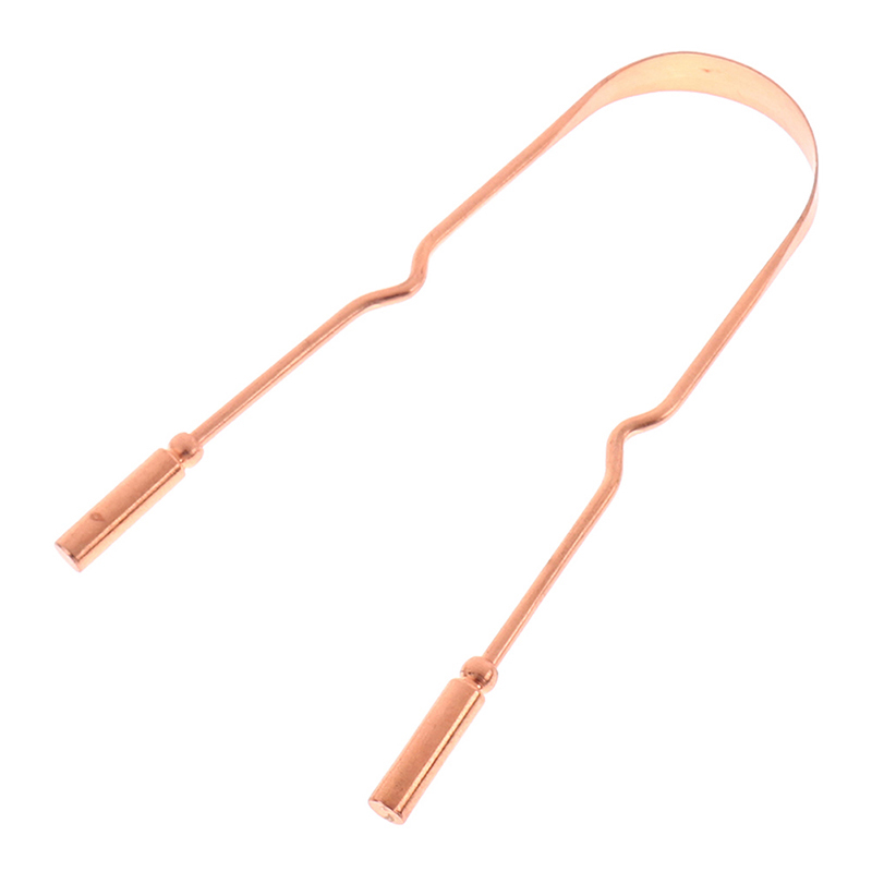 1Pc Pure Copper Tongue Scraper - Tongue Scraper Metal 评论和价格
