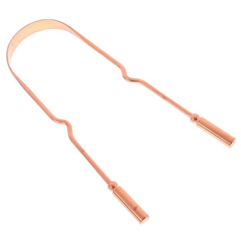 1Pc Pure Copper Tongue Scraper - Tongue Scraper Metal 评论和价格