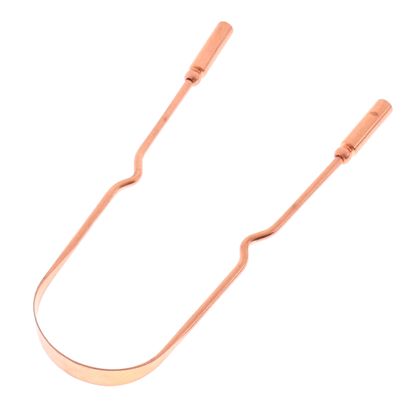 1Pc Pure Copper Tongue Scraper - Tongue Scraper Metal 评论和价格