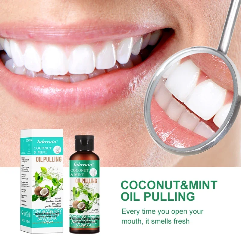 60/100/200/250ml Coconut Mint  - Teeth Whitening With Coconut Oil 评论和价格