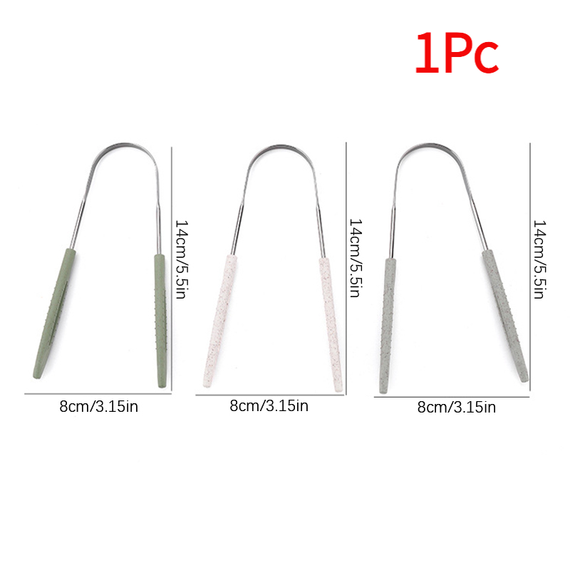 ＆1Pc Stainless Steel Tongue Sc - Tongue Scraper Metal 评论和价格