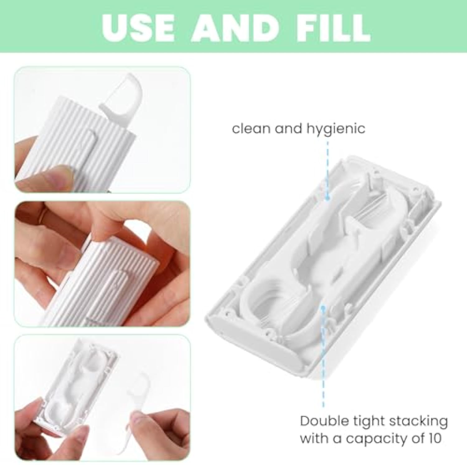 Portable Automatic Dental Flos - Dental Floss Picks 评论和价格
