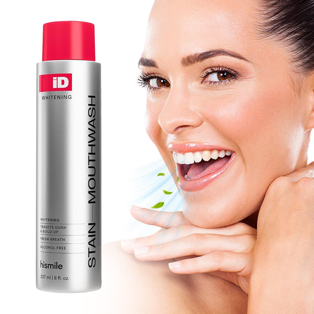 Hismile iD Alcohol Free Mouthw - Teeth Whitening Mouthwash 评论和价格