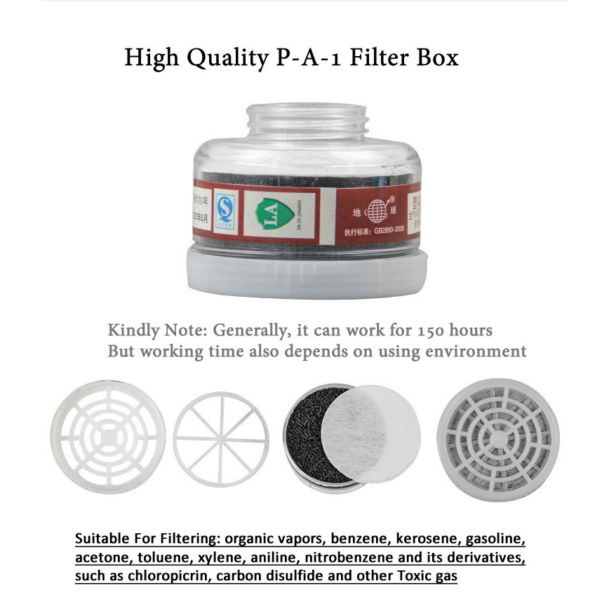 1pcs RD40 40mm Round Gas Mask  - Teeth Whitening Mask 评论和价格