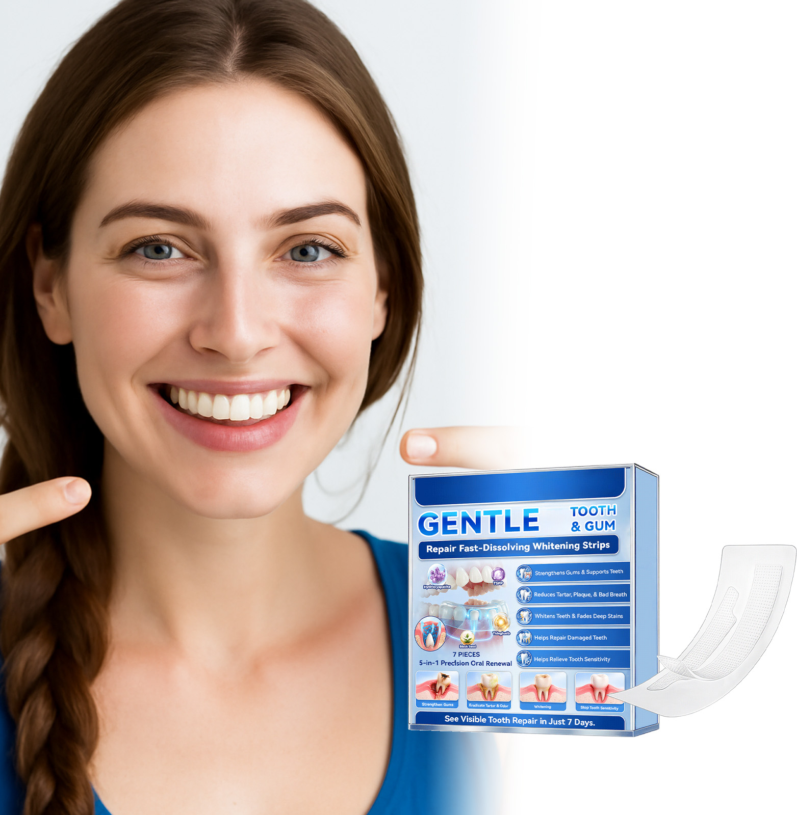 Teeth Whitening Strips Fast Re - Teeth Whitening Results 评论和价格