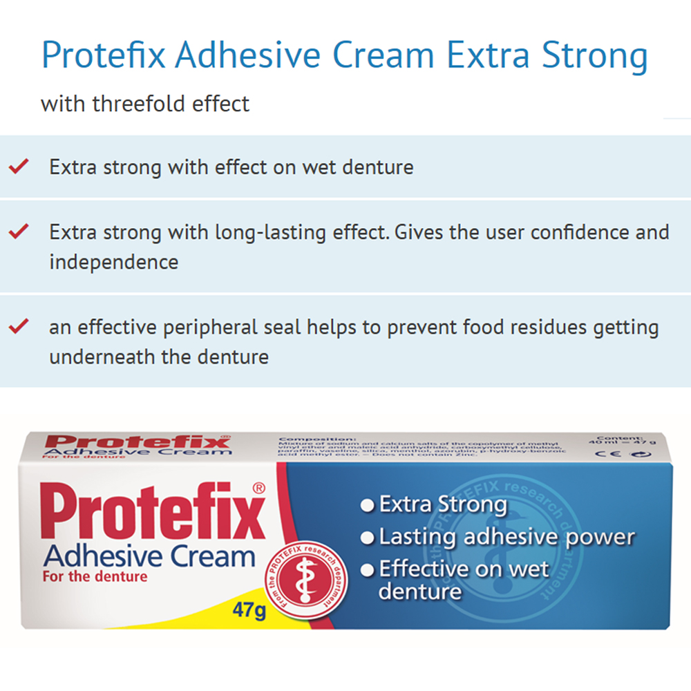Protefix Adhesive Cream For De - Teeth Whitening Results 评论和价格