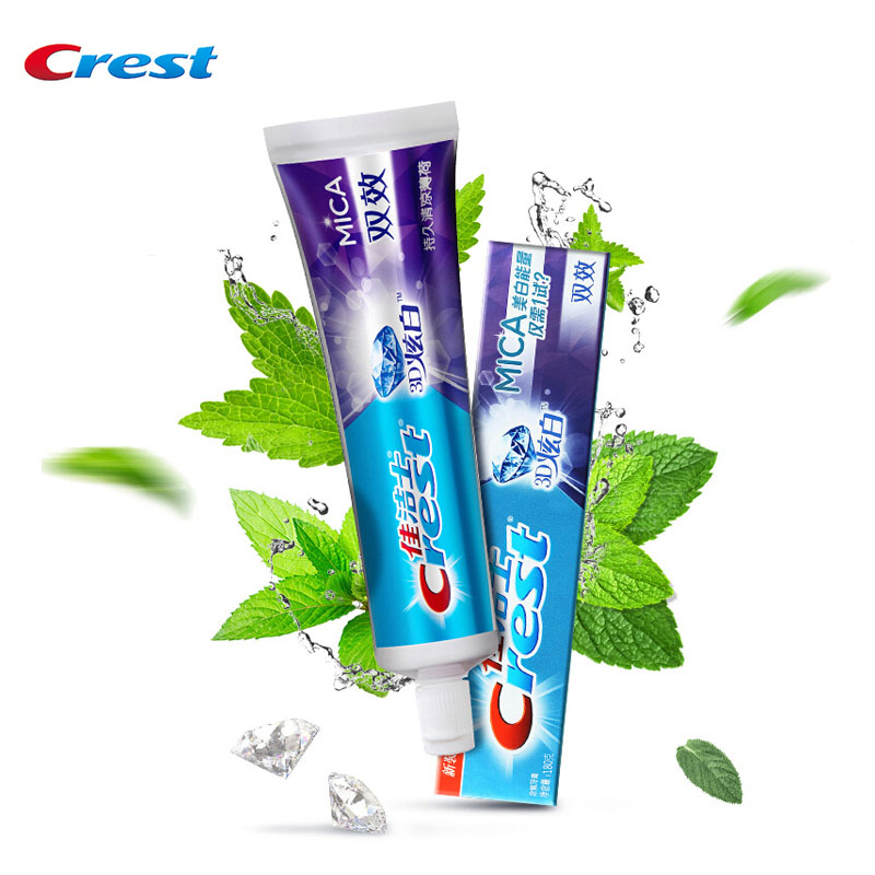 Crest 3D MICA Toothpaste Fluor - Teeth Whitening Effective 评论和价格