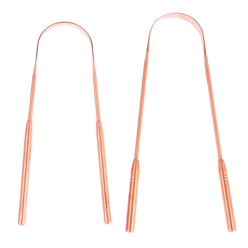 1pcs Copper Tongue Scraper Cle - Tongue Scraper Metal 评论和价格