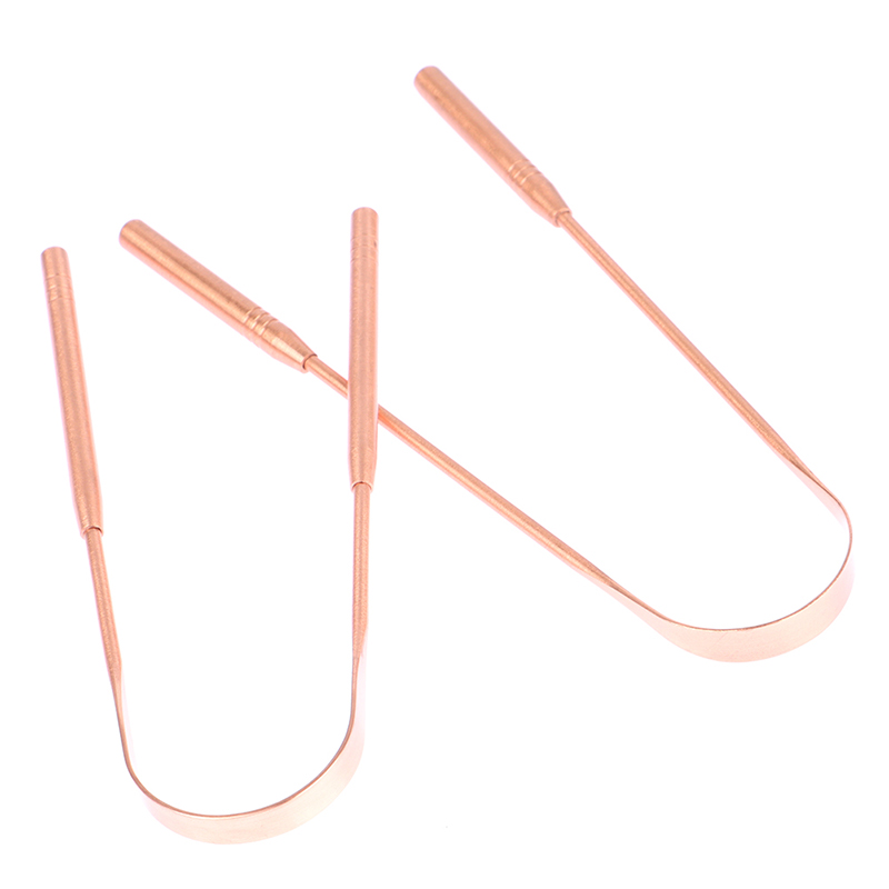 1pcs Copper Tongue Scraper Cle - Tongue Scraper Metal 评论和价格