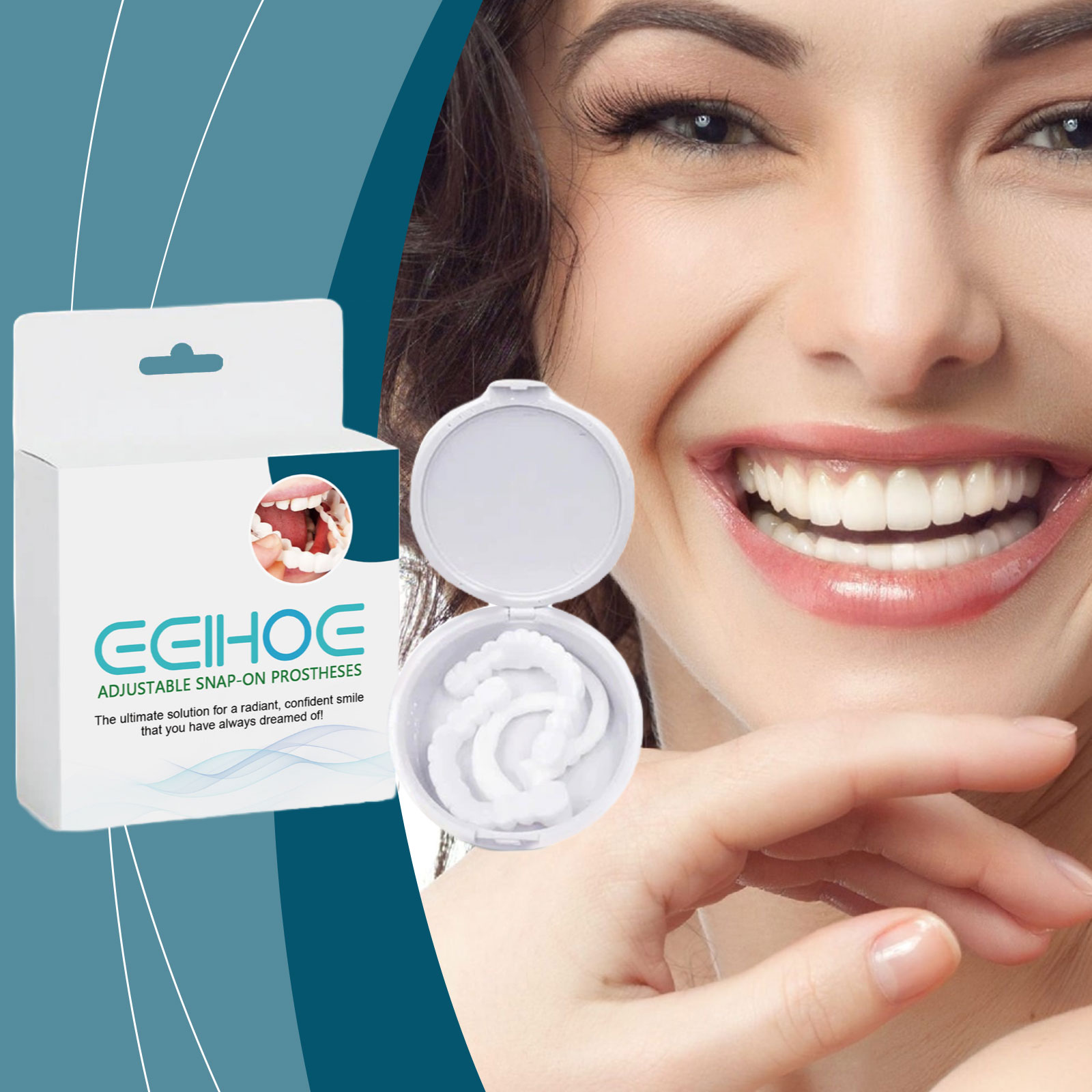 ​EELHOE Veneers Teeth Snap on  - Teeth Whitening Mask 评论和价格