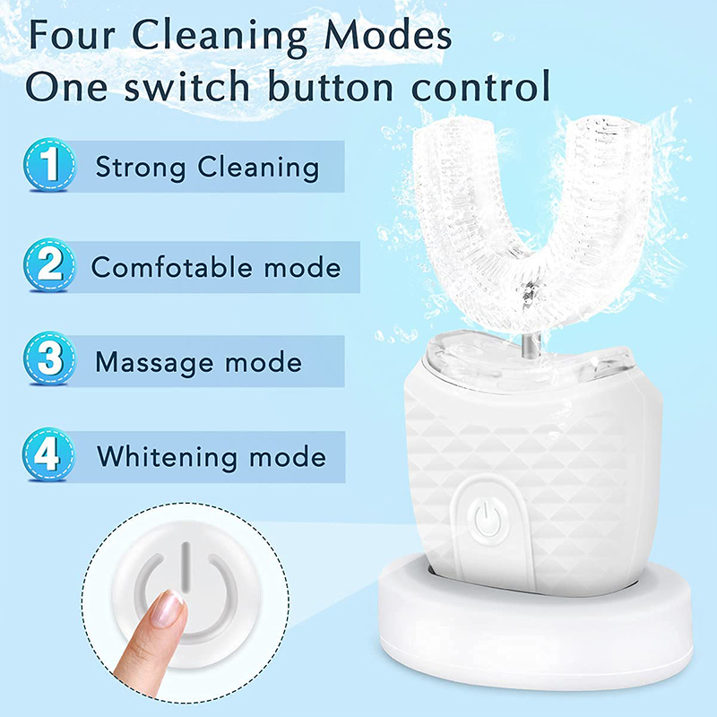 U-Shaped Rechargeable Light Qu - Teeth Whitening Kit With Light 评论和价格