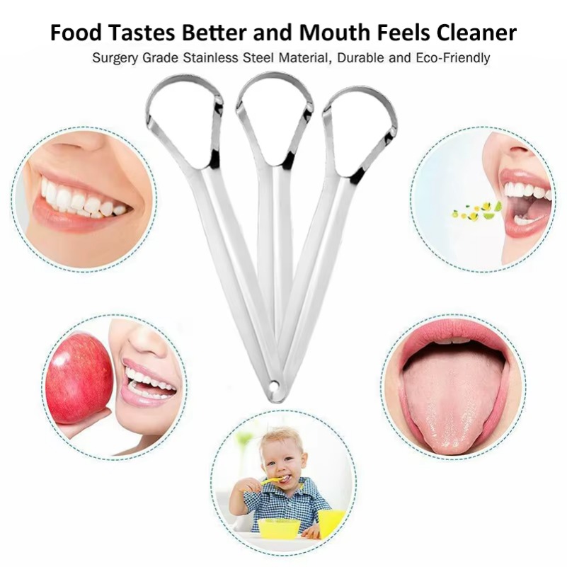 Clean Tongue Scraper Tongue Re - Tongue Scraper Metal 评论和价格