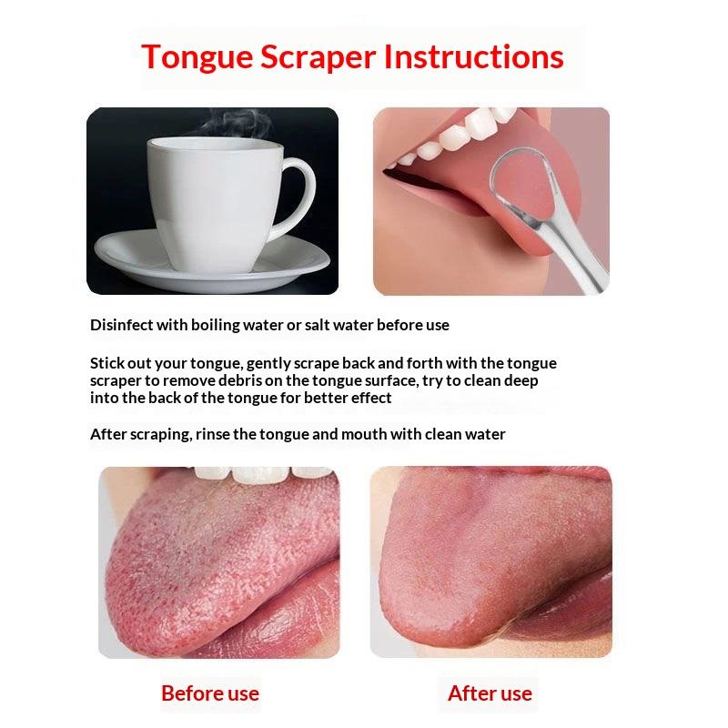 Stainless Steel Tongue Scraper - Tongue Scraper Metal 评论和价格