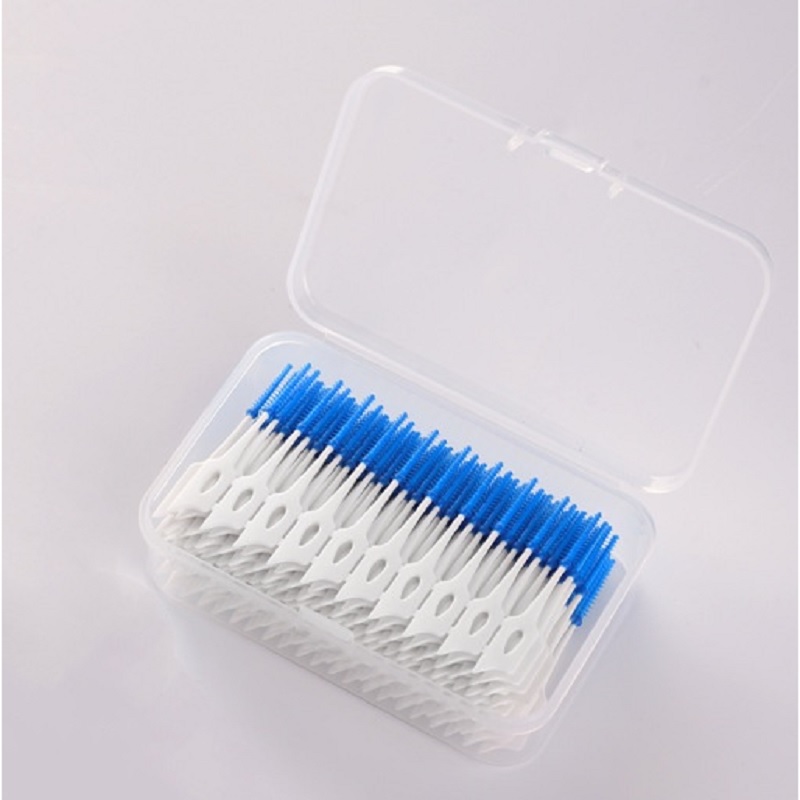 200 Pcs/box Silicone Interdent - Dental Floss Picks 评论和价格