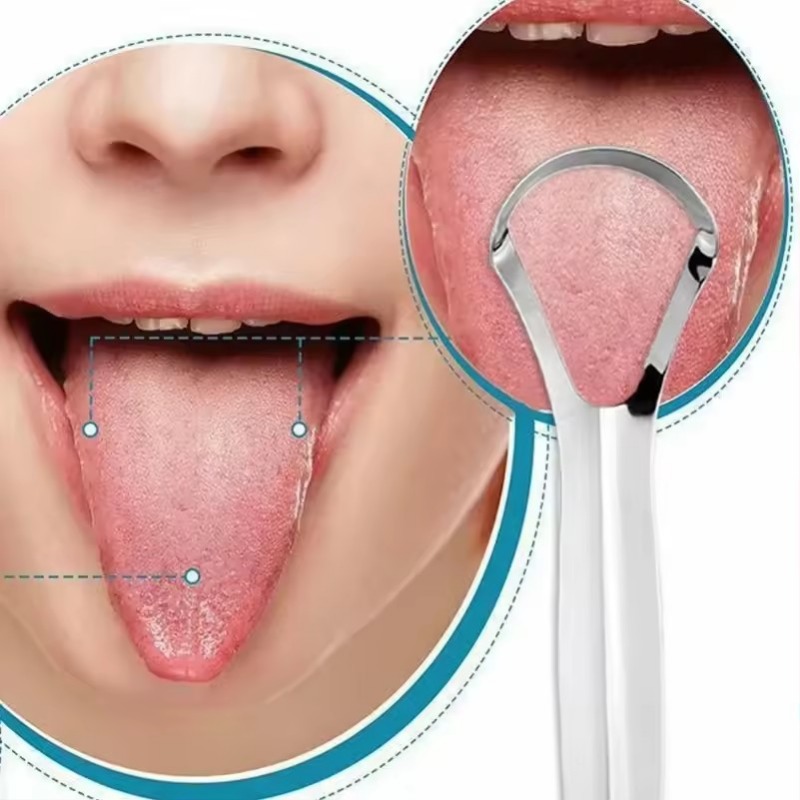 Premium 1pcs Metal Tongue Scra - Tongue Scraper Metal 评论和价格
