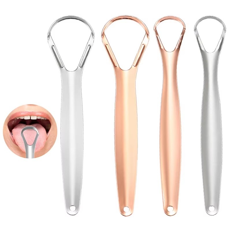 Premium 1pcs Metal Tongue Scra - Tongue Scraper Metal 评论和价格