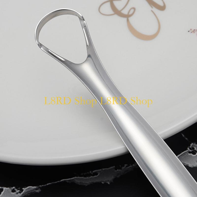 L8RD Stainless Steel Tongue Sc - Tongue Scraper Metal 评论和价格