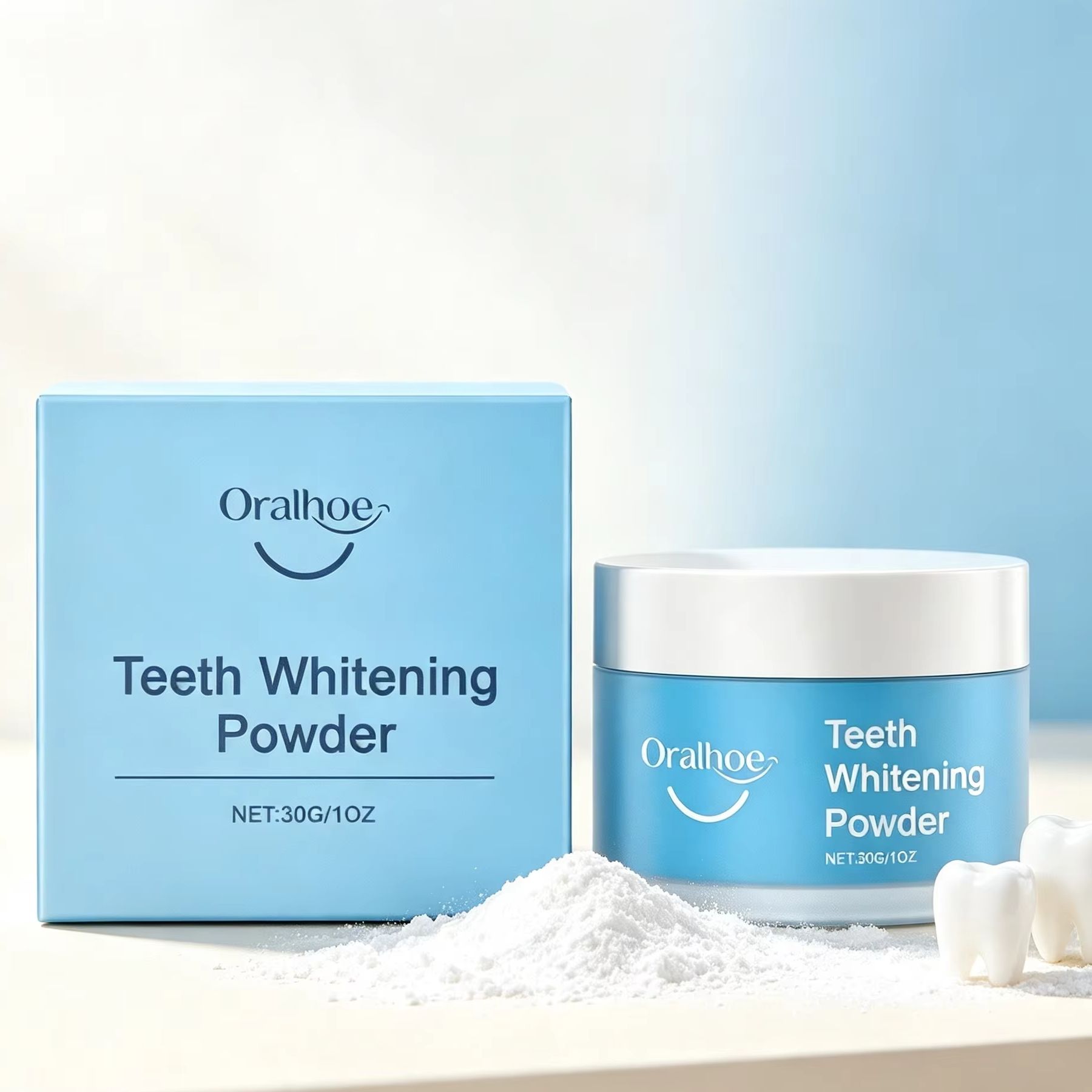 Oralhoe Tooth Powder for Brush - Teeth Whitening Q&M 评论和价格