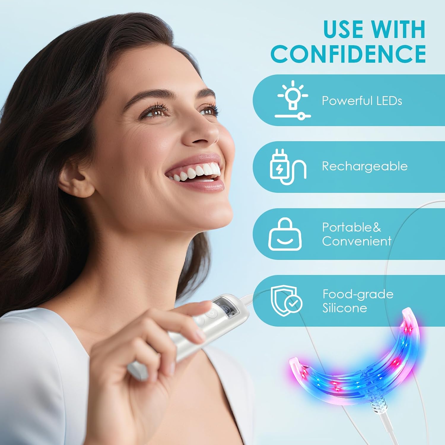 Teeth Whitening Accelerator 16 - Teeth Whitening Kit With Light 评论和价格