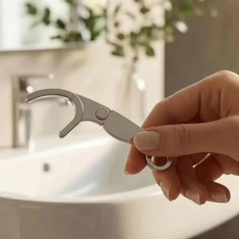 Stainless Steel Reusable Tooth - Dental Floss Picks 评论和价格