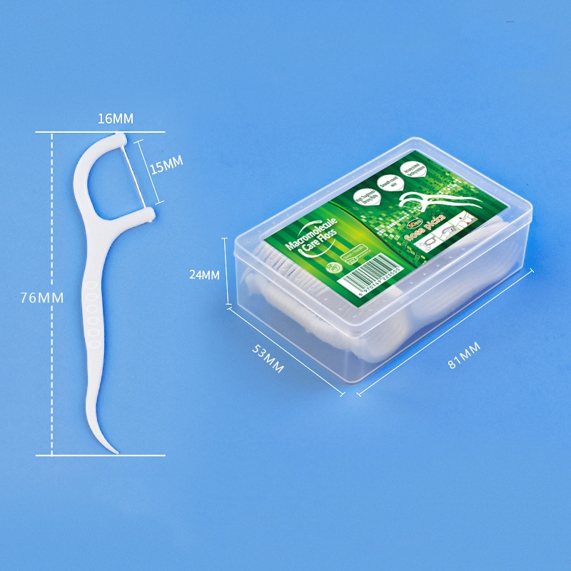 50pcs Dental Floss Flosser Pic - Dental Floss Picks 评论和价格