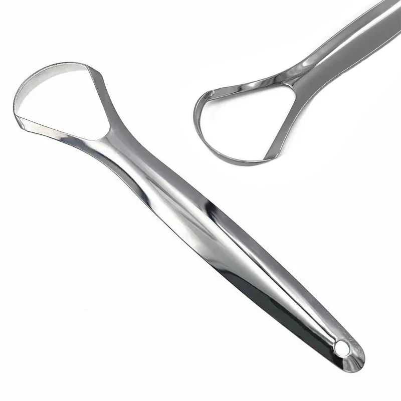 Halitosis Tongue Coating Tongu - Tongue Scraper Metal 评论和价格