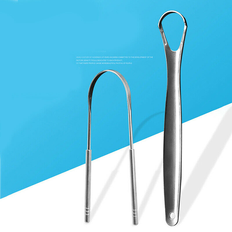 2Pcs Tongue Scraper Stainless  - Tongue Scraper Metal 评论和价格