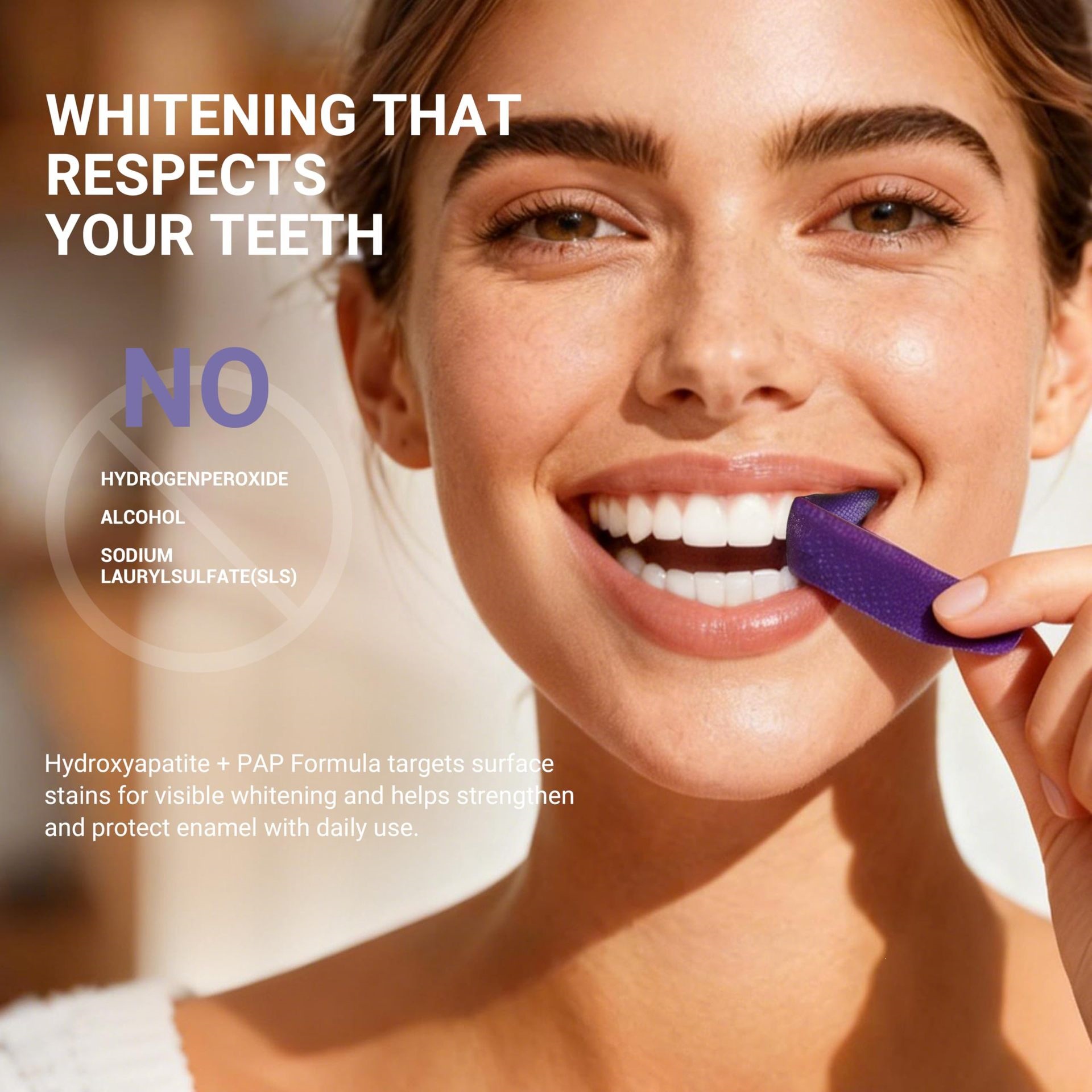 Purple Teeth Whitening Strips  - Teeth Whitening Effective 评论和价格