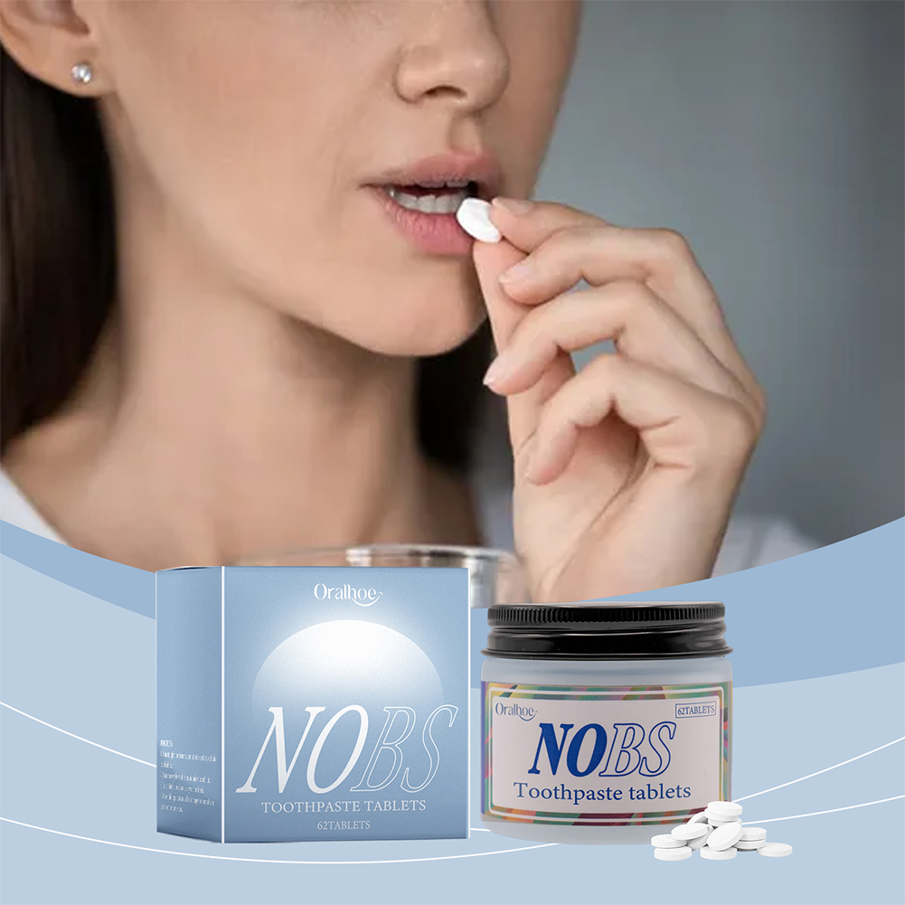 NOBS Toothpaste Tablets - Nano - Teeth Whitening With Coconut Oil 评论和价格