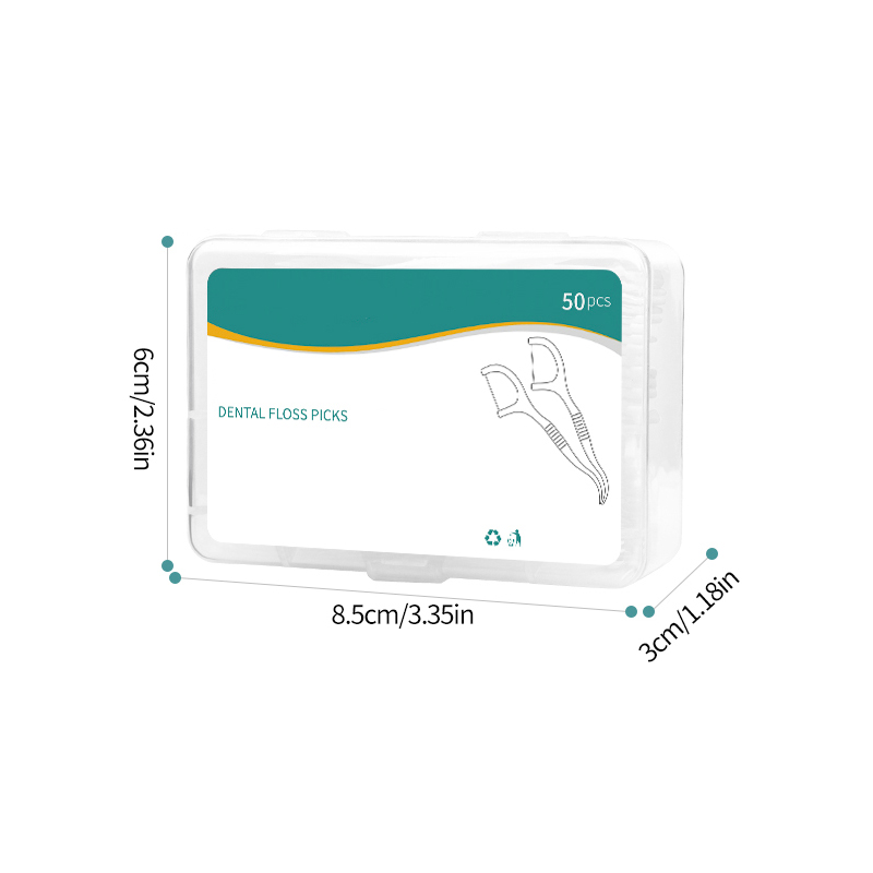 300PCS - Fine and smooth polym - Dental Floss Picks 评论和价格