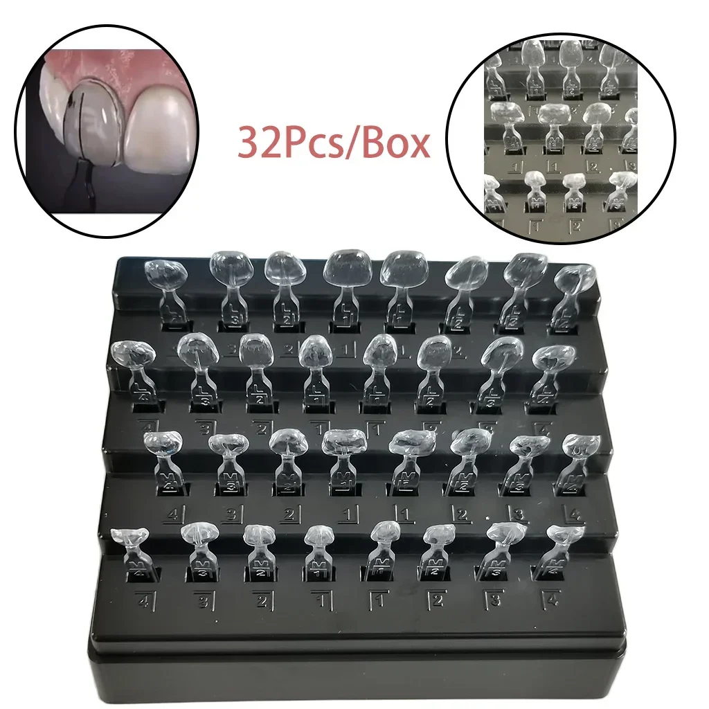 32pcs Dental Veneer Mould Kit  - Teeth Whitening Kit With Light 评论和价格