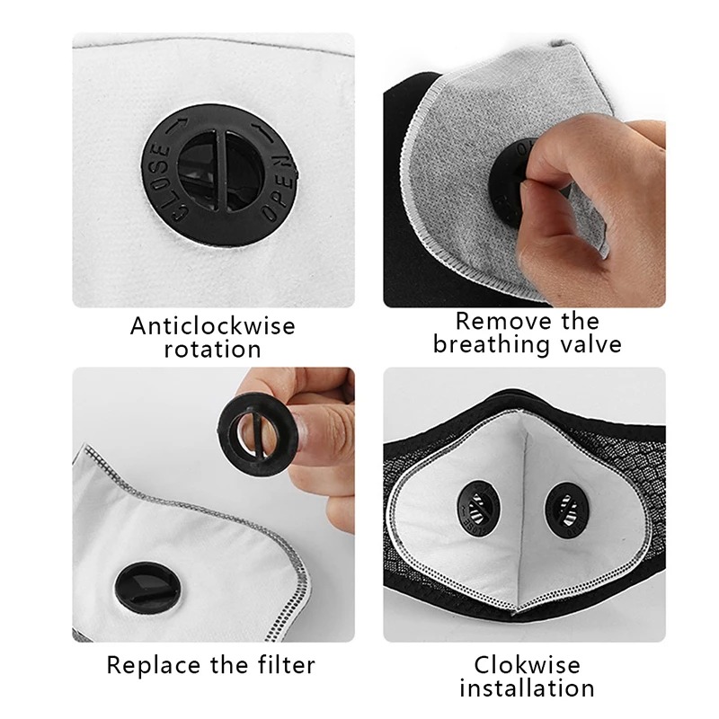 Cycling Dustproof PM2.5 Active - Teeth Whitening Mask 评论和价格