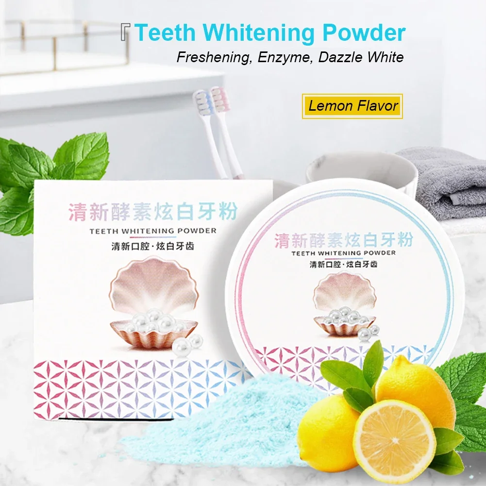 2 Types Teeth Whitening Powder - Teeth Whitening Enzymes 评论和价格