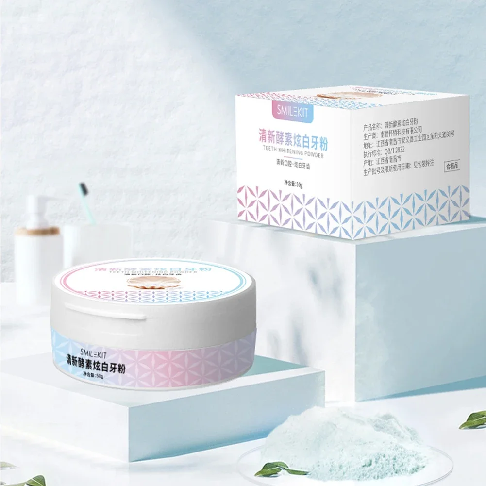 2 Types Teeth Whitening Powder - Teeth Whitening Enzymes 评论和价格