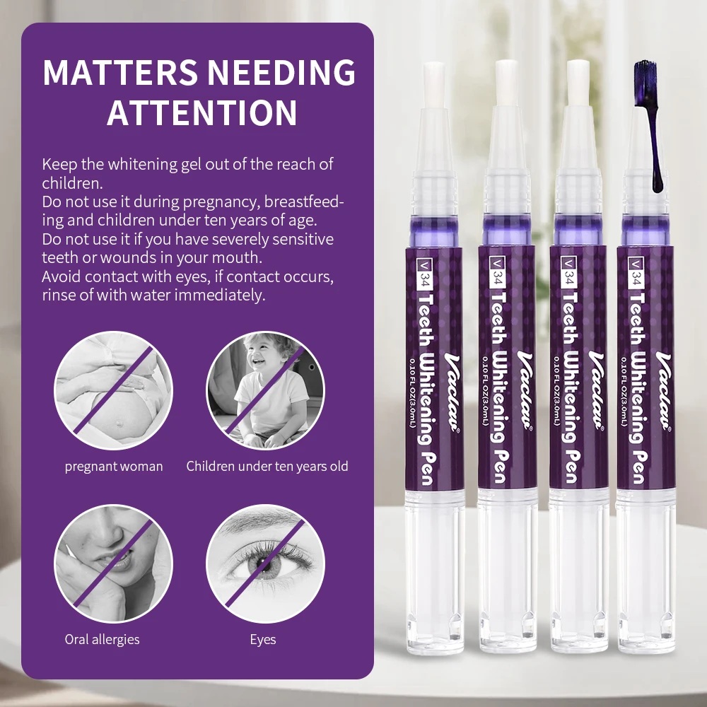 Vaclav V34 Purple teeth whiten - Teeth Whitening With Peroxide 评论和价格
