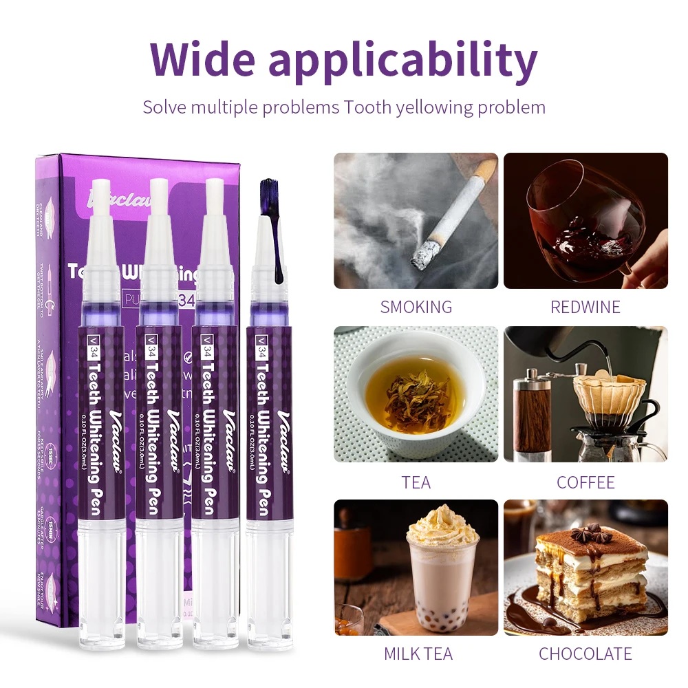 Vaclav V34 Purple teeth whiten - Teeth Whitening With Peroxide 评论和价格